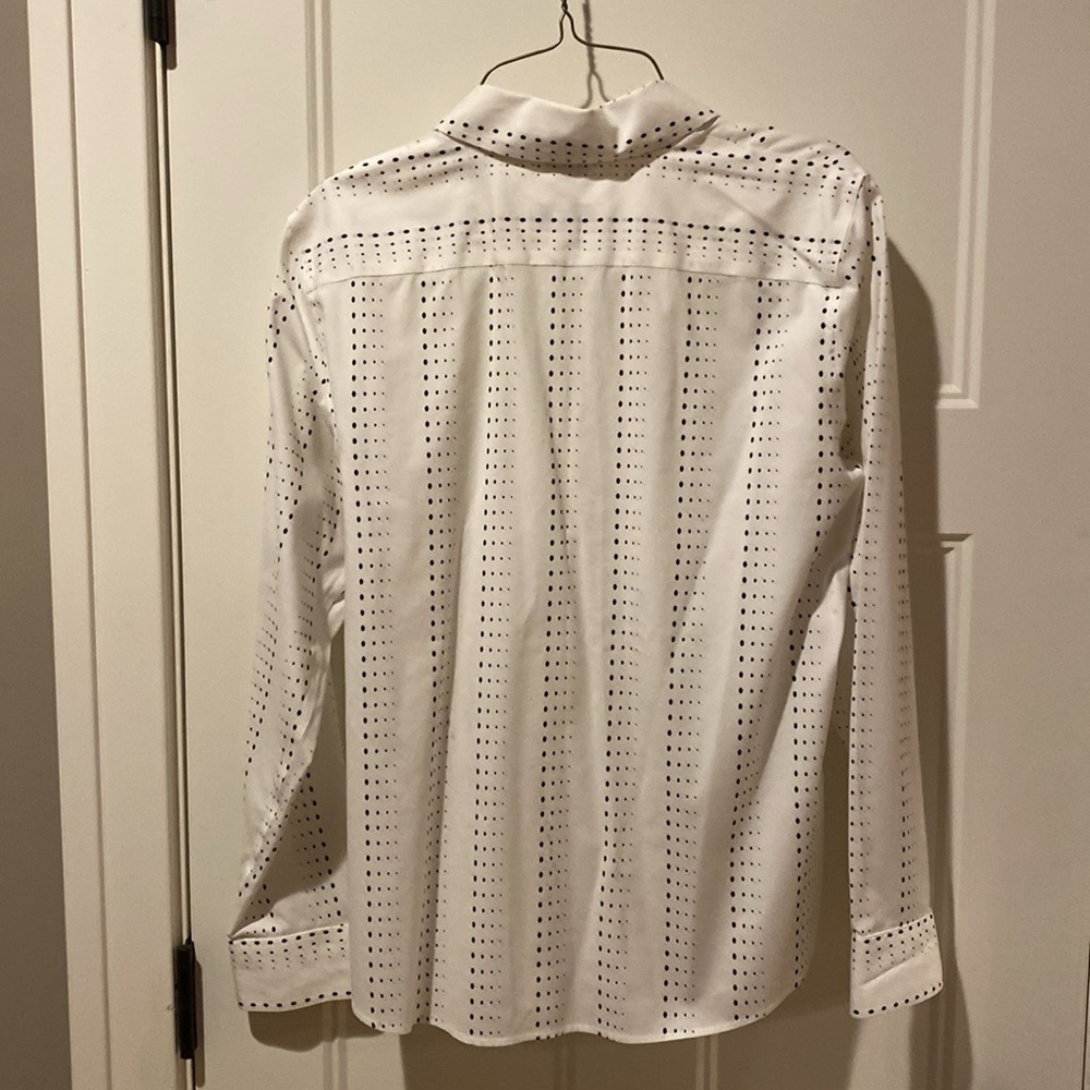 Talbots Dot Button Down - image 3
